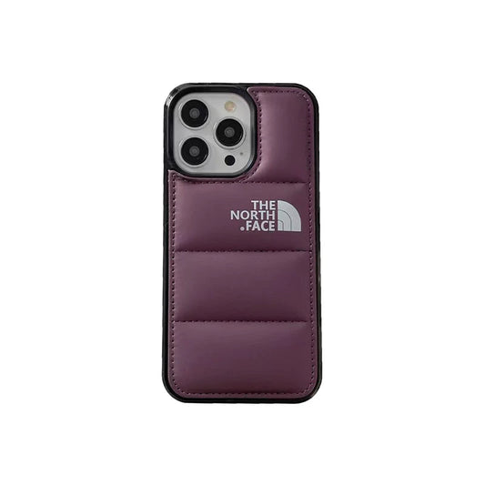 The North Face Purple Quilted iPhone Case