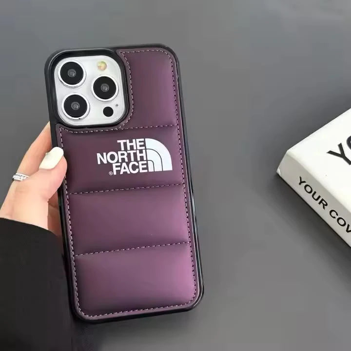 Carcasa para iPhone The North Face Morada acolchada