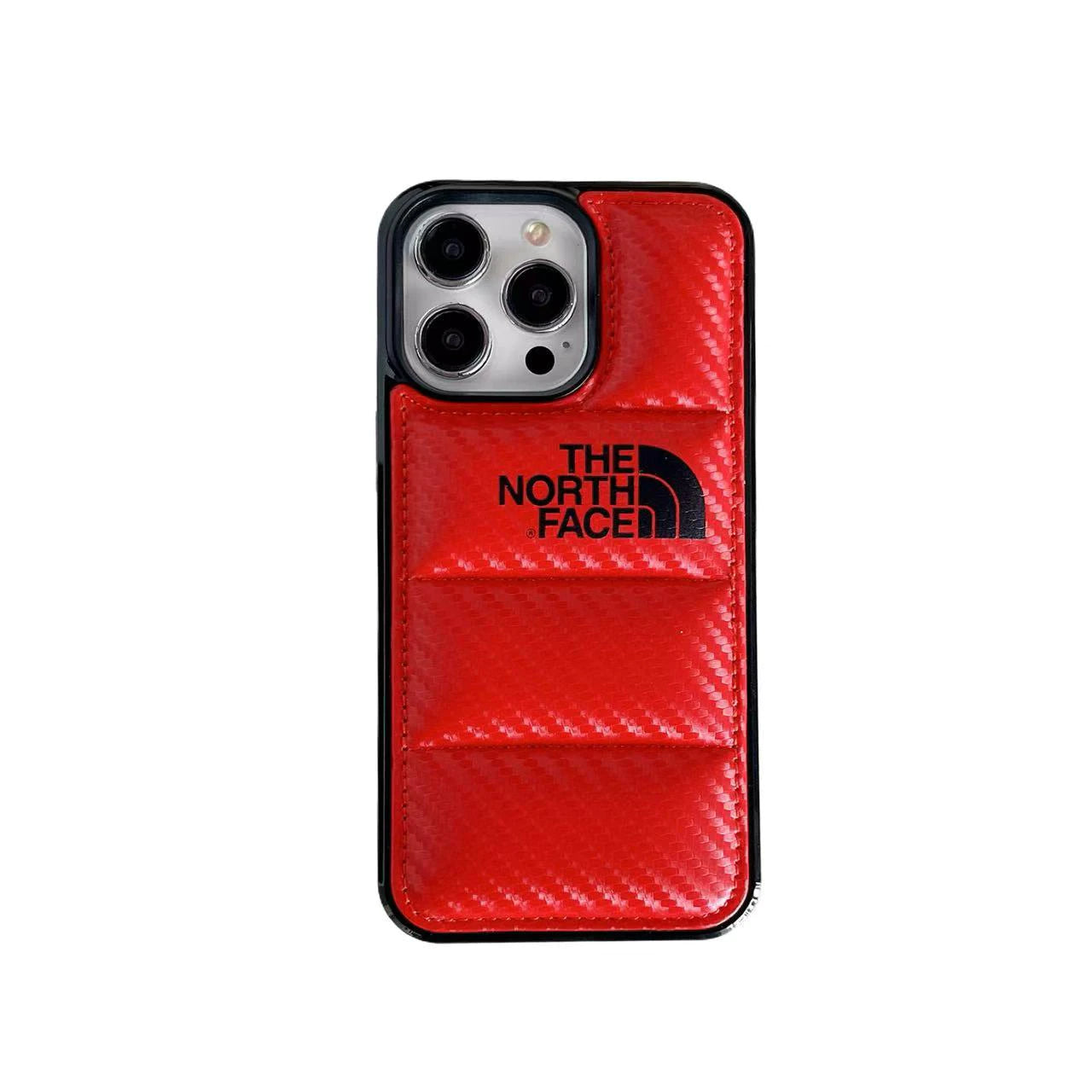 Carcasa para iPhone The North Face Rojo acolchada