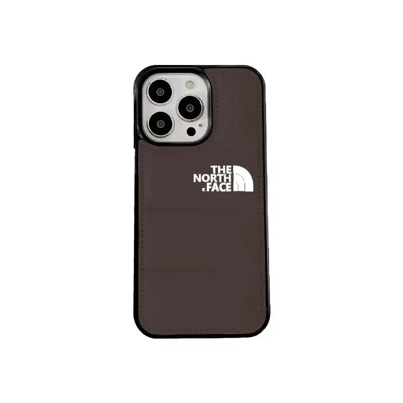 Carcasa para iPhone The North Face Marrón acolchada - Premium