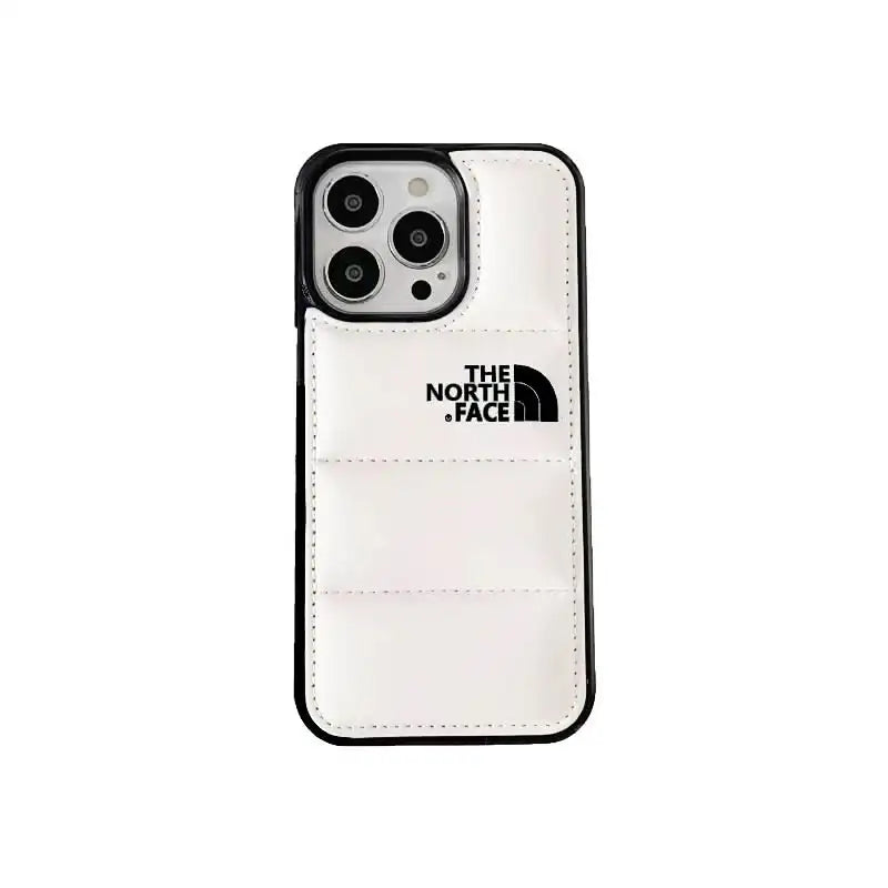 Carcasa para iPhone The North Face Blanca acolchada