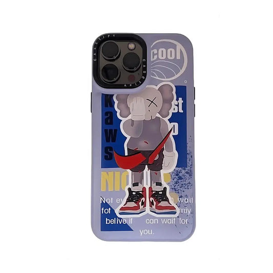 Kaws iPhone case in purple