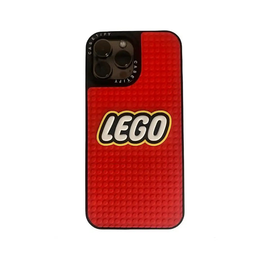 Carcasa para iPhone Lego color rojo