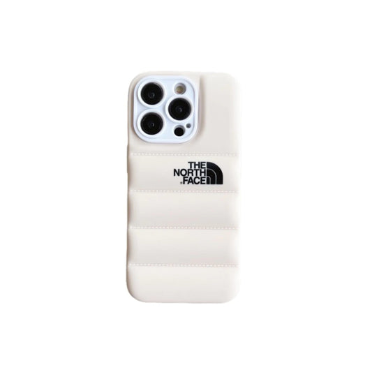 Carcasa para iPhone The North Face color Crema