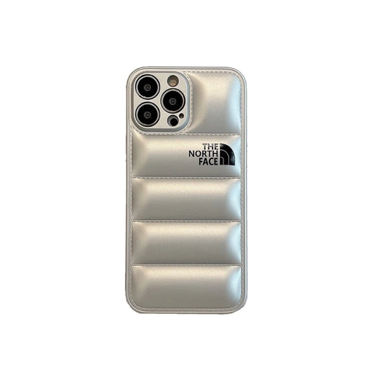 Carcasa para iPhone The North Face color Plata